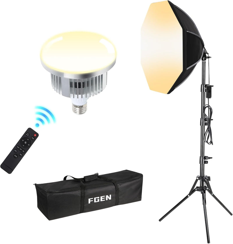 Photography Lighting Kit with 60W Dimmable -6500K LED
