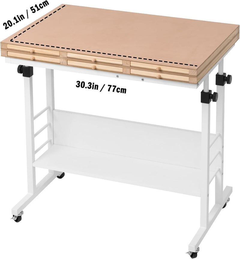Piece Foldable Puzzle Board with Height Adjustment Jigsaw