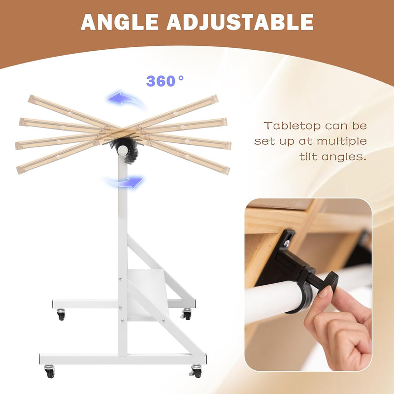 Pieces Jigsaw Table Tilting Puzzle Easel with Angle
