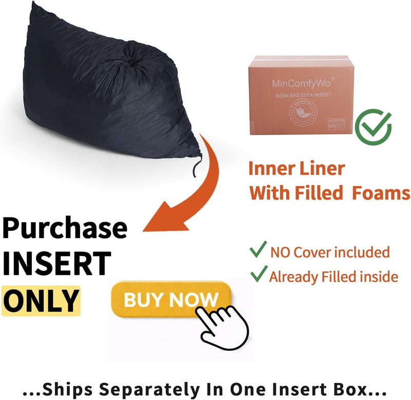 Pillow Beanbag Large Bean Bag Chair-Unique Peapod Sofa