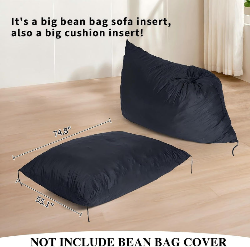 Pillow Beanbag Large Bean Bag Chair-Unique Peapod Sofa