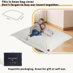 Pillow Beanbag Large Bean Bag Chair-Unique Peapod Sofa