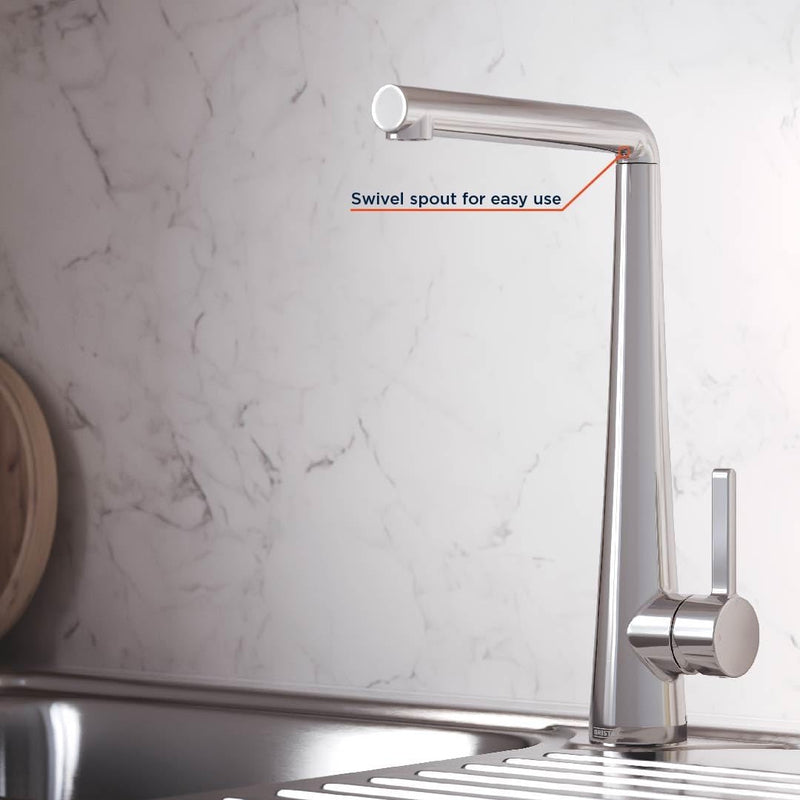 Pine Kitchen Tap Brushed Brass Pne Efsnk Bb