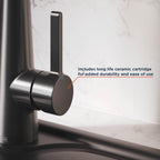 Pine Kitchen Tap Brushed Brass Pne Efsnk Bb