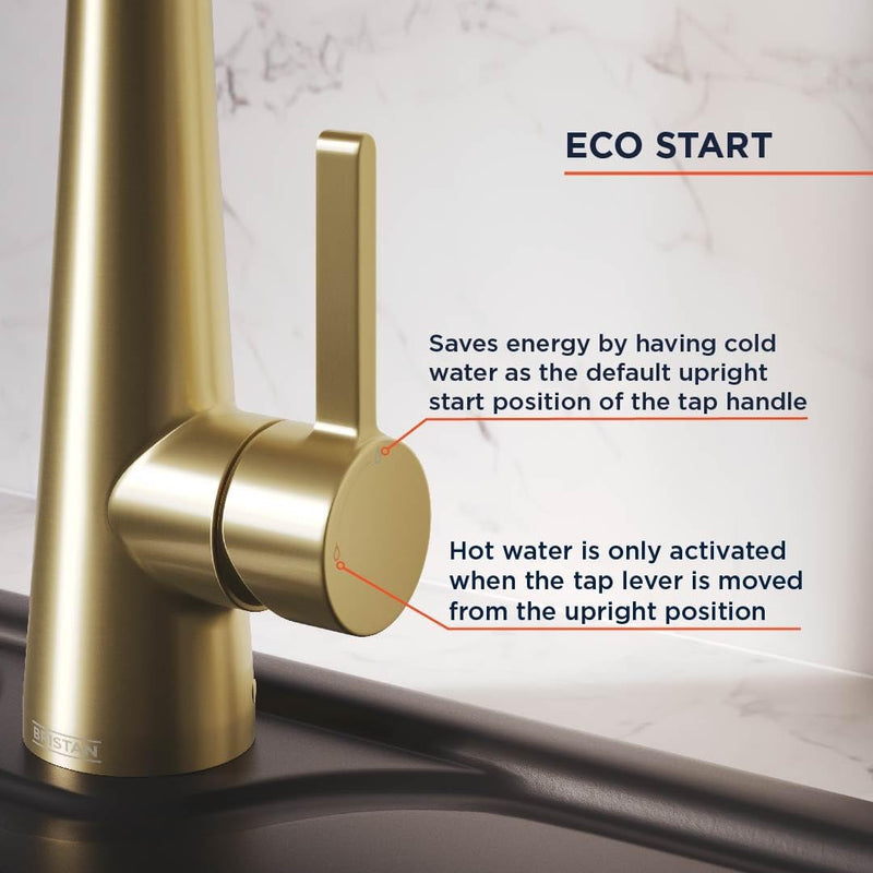 Pine Kitchen Tap Brushed Brass Pne Efsnk Bb
