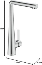 Pine Kitchen Tap Brushed Brass Pne Efsnk Bb