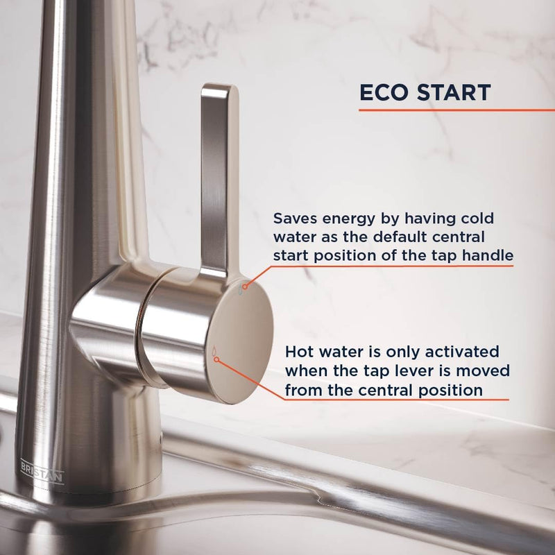 Pine Kitchen Tap Brushed Brass Pne Efsnk Bb