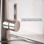 Pine Kitchen Tap Brushed Brass Pne Efsnk Bb