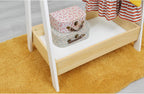 Pine Wooden Kids Dressing Rail Unit MDF 98.5CM