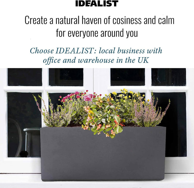Plant Pots Window Box Planter Reinforced Stone