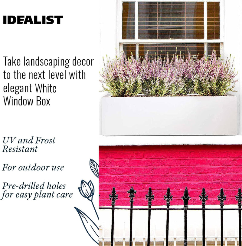 Plant Pots Window Box Planter Reinforced Stone