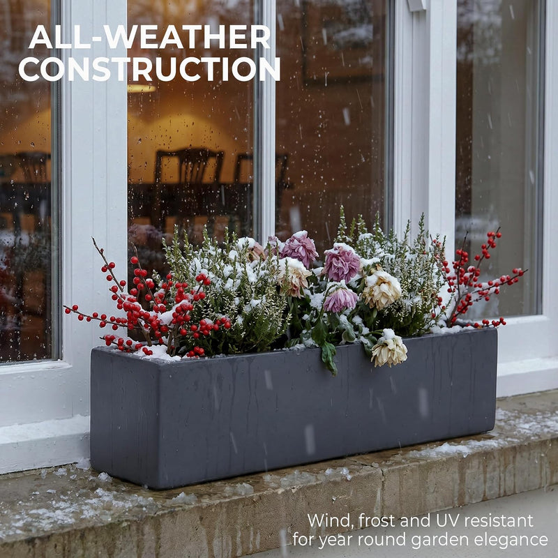 Plant Pots Window Box Planter Reinforced Stone
