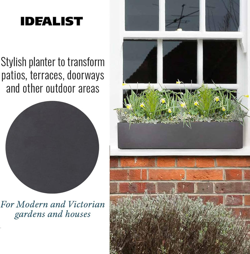 Plant Pots Window Box Planter Reinforced Stone