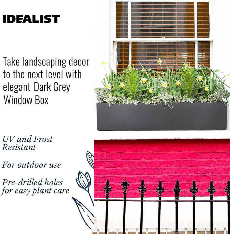 Plant Pots Window Box Planter Reinforced Stone