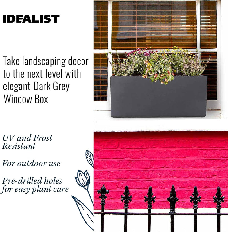 Plant Pots Window Box Planter Reinforced Stone