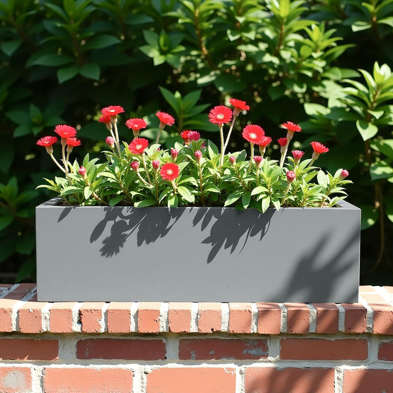 Plant Pots Window Box Planter Reinforced Stone