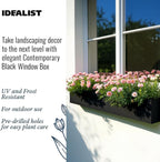 Plant Pots Window Box Planter Reinforced Stone (1 Pack)