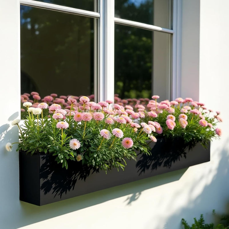 Plant Pots Window Box Planter Reinforced Stone (1 Pack)