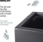 Plant Pots Window Box Planter Reinforced Stone (1 Pack)
