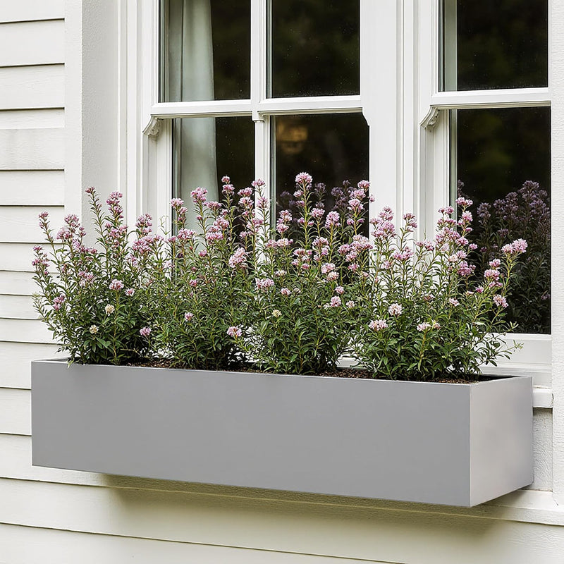 Plant Pots Window Box Planter Reinforced Stone (1 Pack)