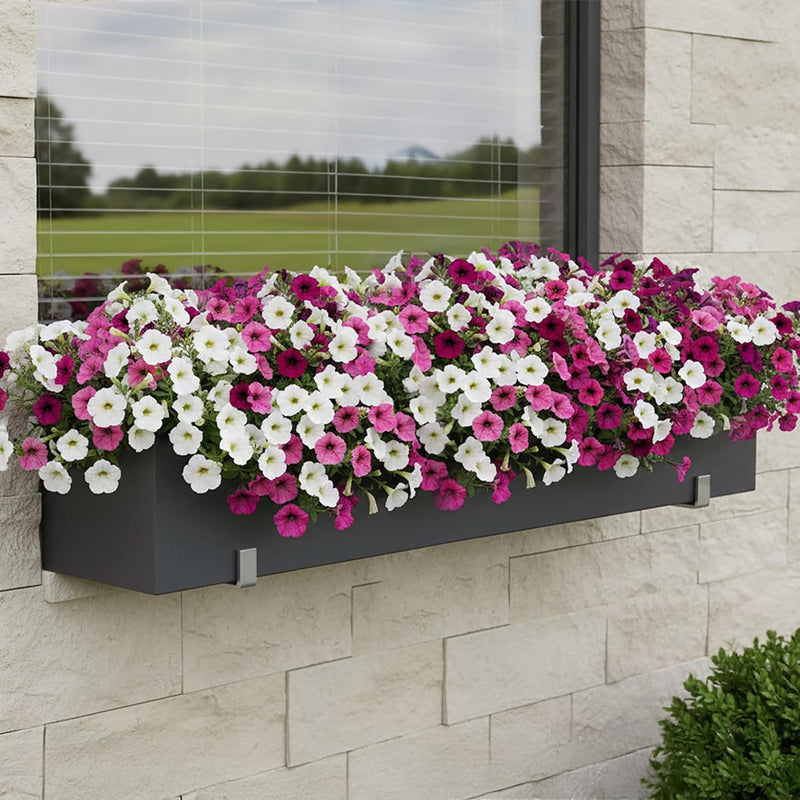 Plant Pots Window Box Planter Reinforced Stone (1 Pack)