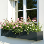 Plant Pots Window Box Planter Reinforced Stone (1 Pack)