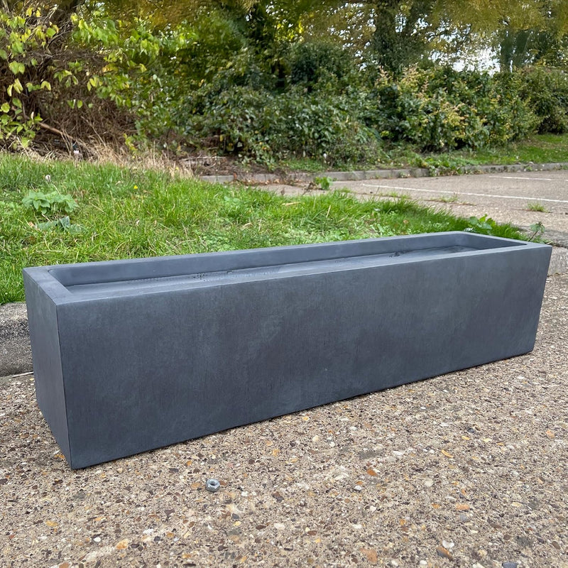 Plant Pots Window Box Planter Reinforced Stone (1 Pack)