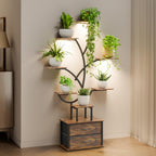 Plant Stand Indoor 9-Tier 160CM 2 Storage Drawers