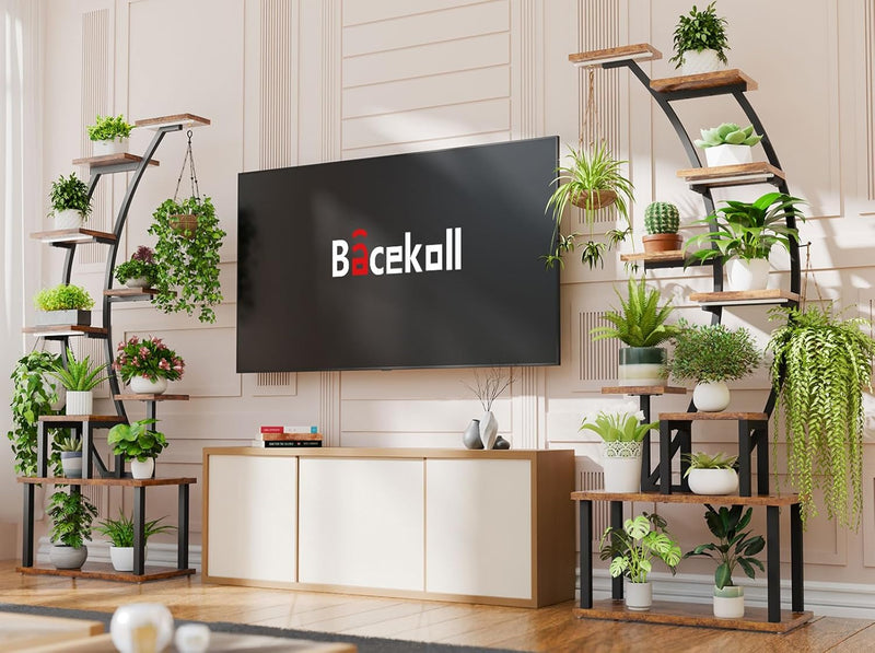 Plant Stand Indoor with Grow Lights 9 Tiered