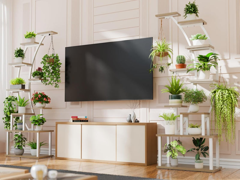 Plant Stand Indoor with Grow Lights 9 Tiered