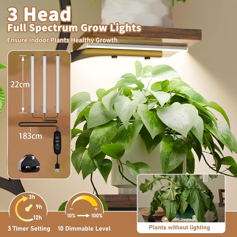 Plant Stand Indoor with Grow Light 8 Tiered