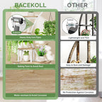 Plant Stand Indoor with Grow Lights 9 Tiered