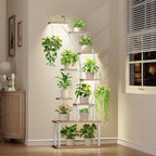 Plant Stand Indoor with Grow Lights 9 Tiered