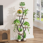 Plant Stand Indoor with Grow Lights 58" Corner