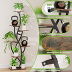 Plant Stand Indoor with Grow Lights 58" Corner