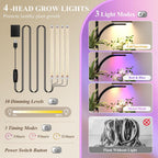 Plant Stand Indoor with Grow Lights