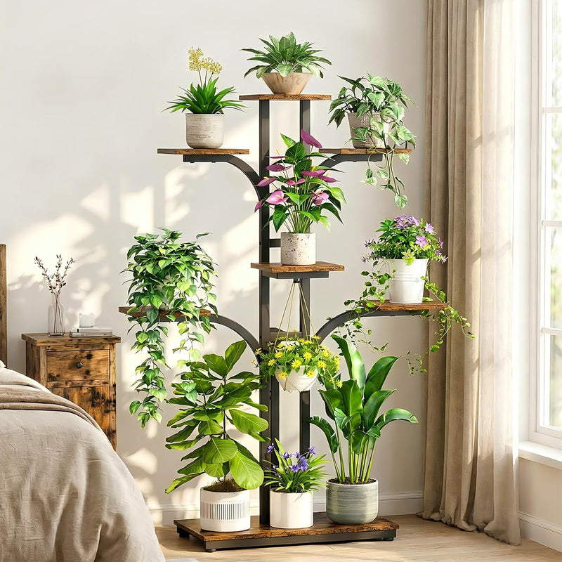 Plant Stand Indoor with Grow Lights