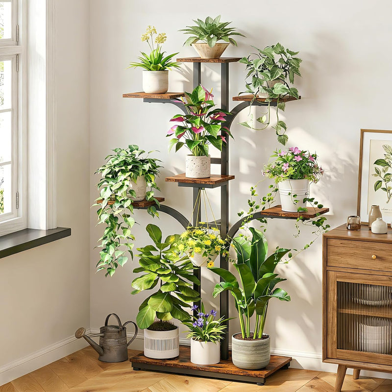 Plant Stand Indoor with Grow Lights