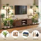 Plant Stand Indoor with Grow Lights