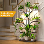 Plant Stand Indoor with Grow Lights