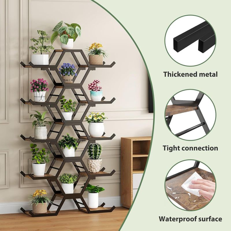 Plant Stand Indoor with Grow Lights 5 Tiered