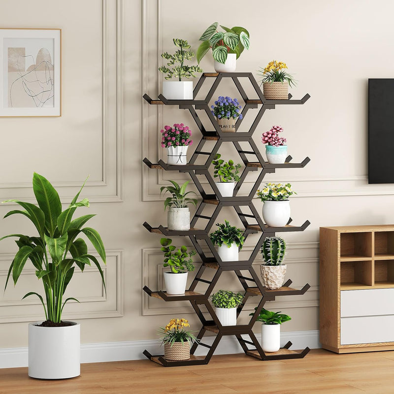 Plant Stand Indoor with Grow Lights 5 Tiered
