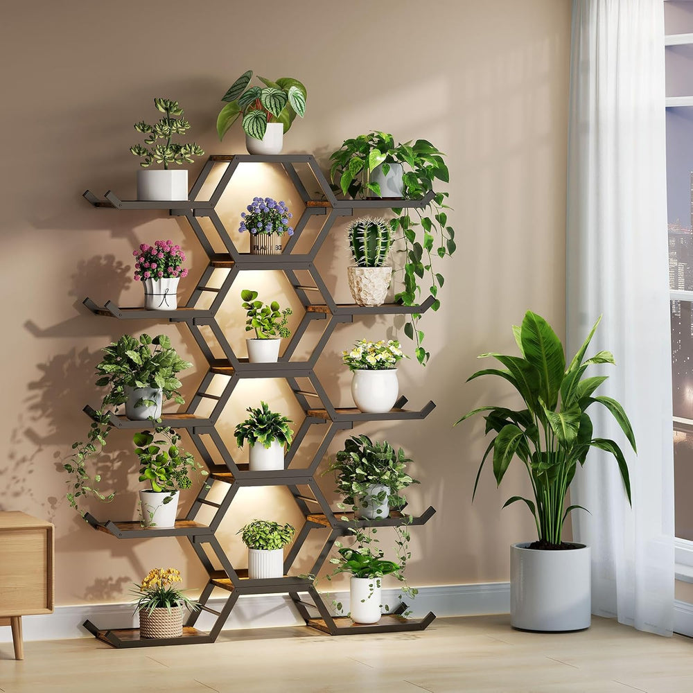 Plant Stand Indoor with Grow Lights 5 Tiered