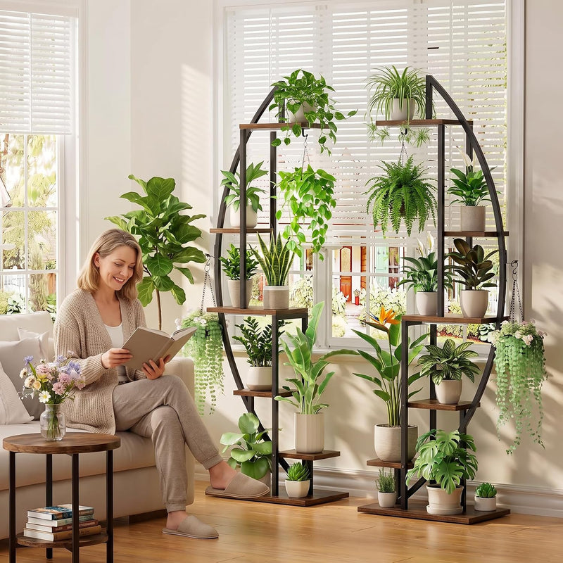 Plant Stand Indoor with Grow Lights 6 Tiered