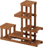 Plant Stand Outdoor 3-Tier Ladder Shelf Tiered