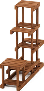 Plant Stand Outdoor 3-Tier Ladder Shelf Tiered