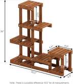 Plant Stand Outdoor 3-Tier Ladder Shelf Tiered