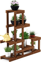 Plant Stand Outdoor 3-Tier Ladder Shelf Tiered
