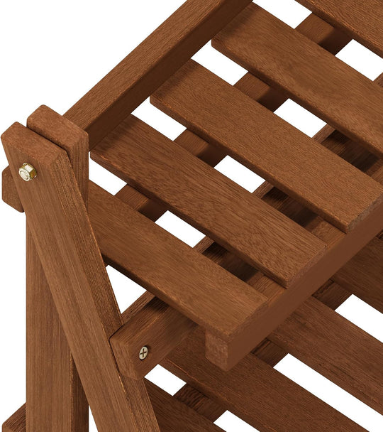 Plant Stand Outdoor 3-Tier Ladder Shelf Tiered