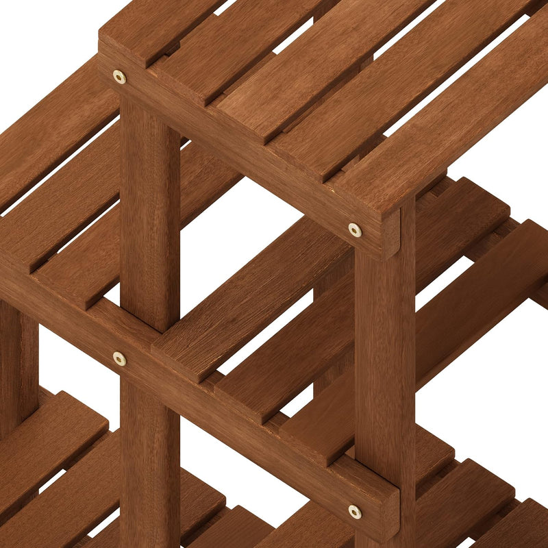 Plant Stand Outdoor 3-Tier Ladder Shelf Tiered